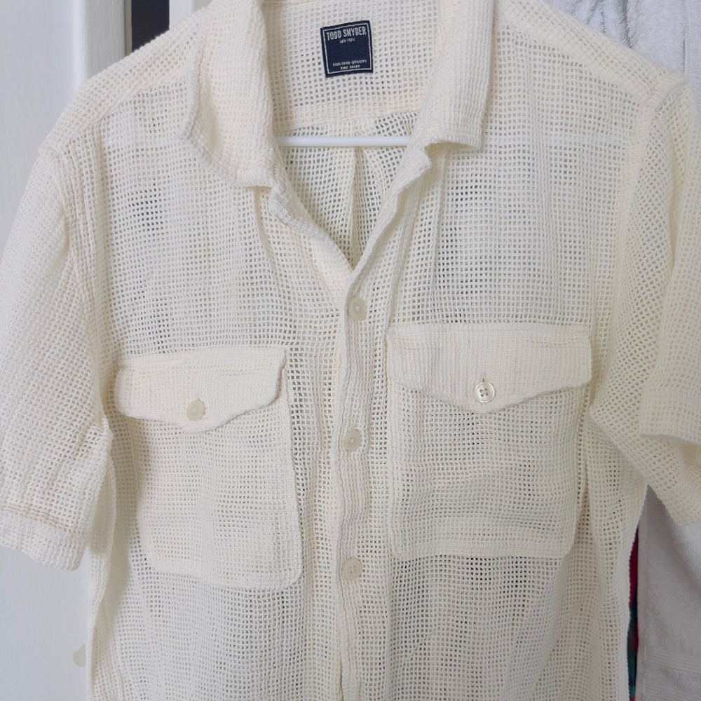 Fishnet shirt Todd Snyder